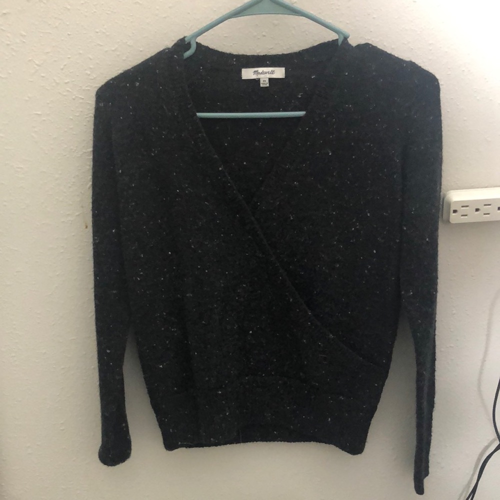 Madewell Faux Wrap Sweater